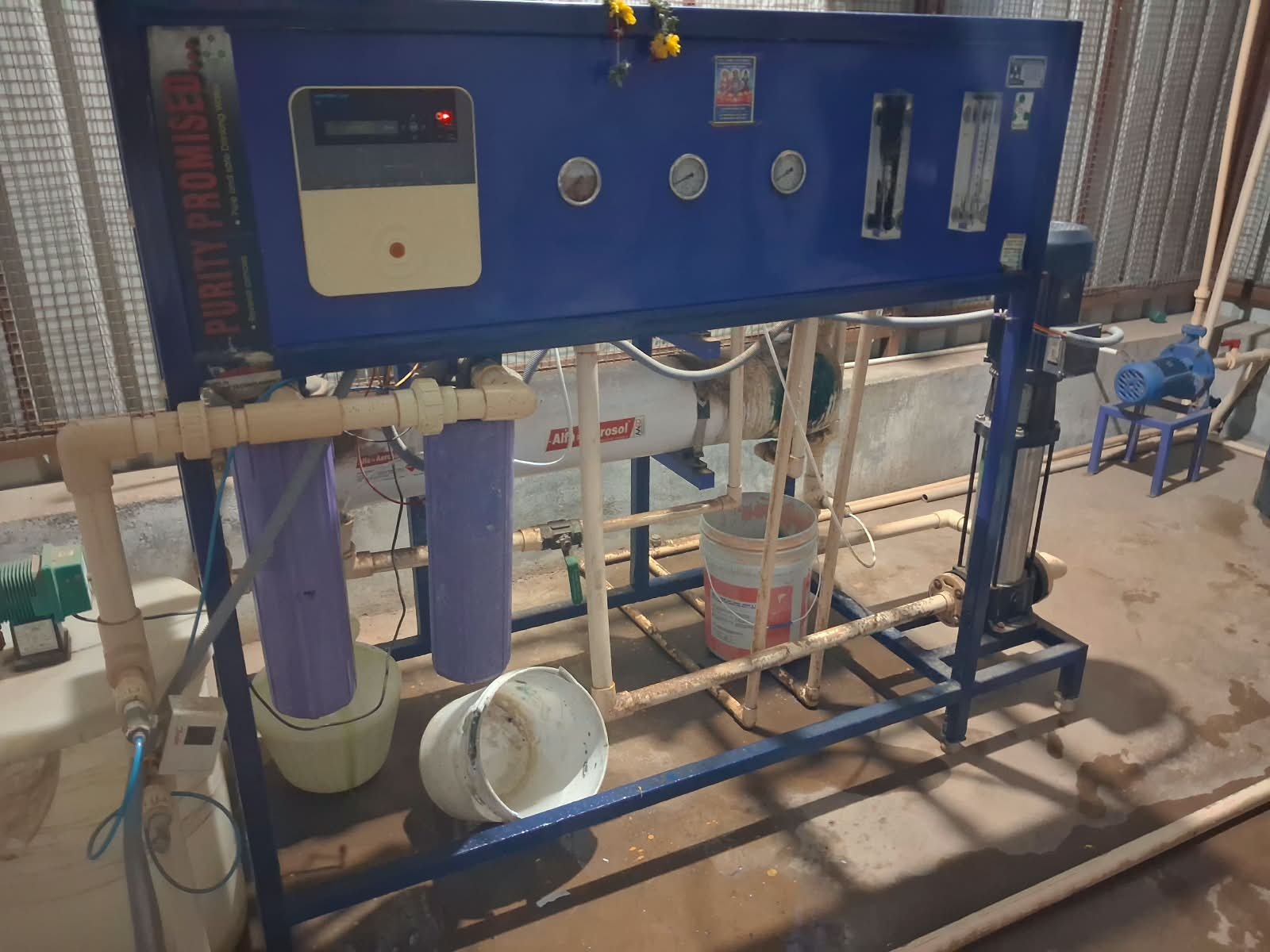 Commercial RO System with Auto Control Panel